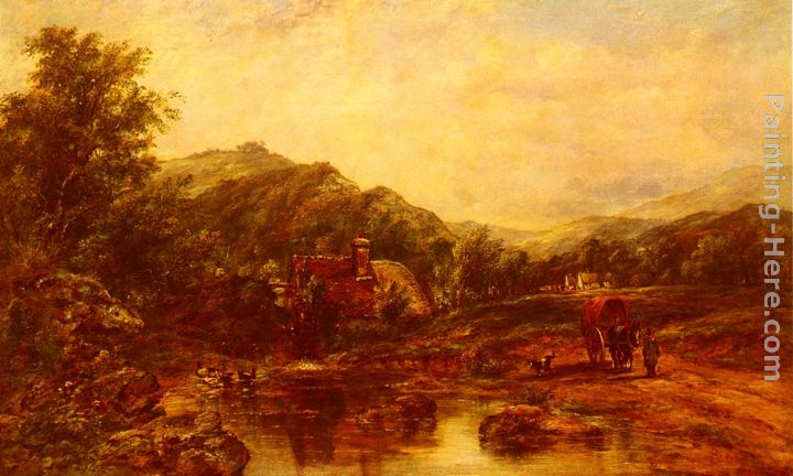 A Mill Stream Among The Hills painting - Frederick Waters Watts A Mill Stream Among The Hills art painting